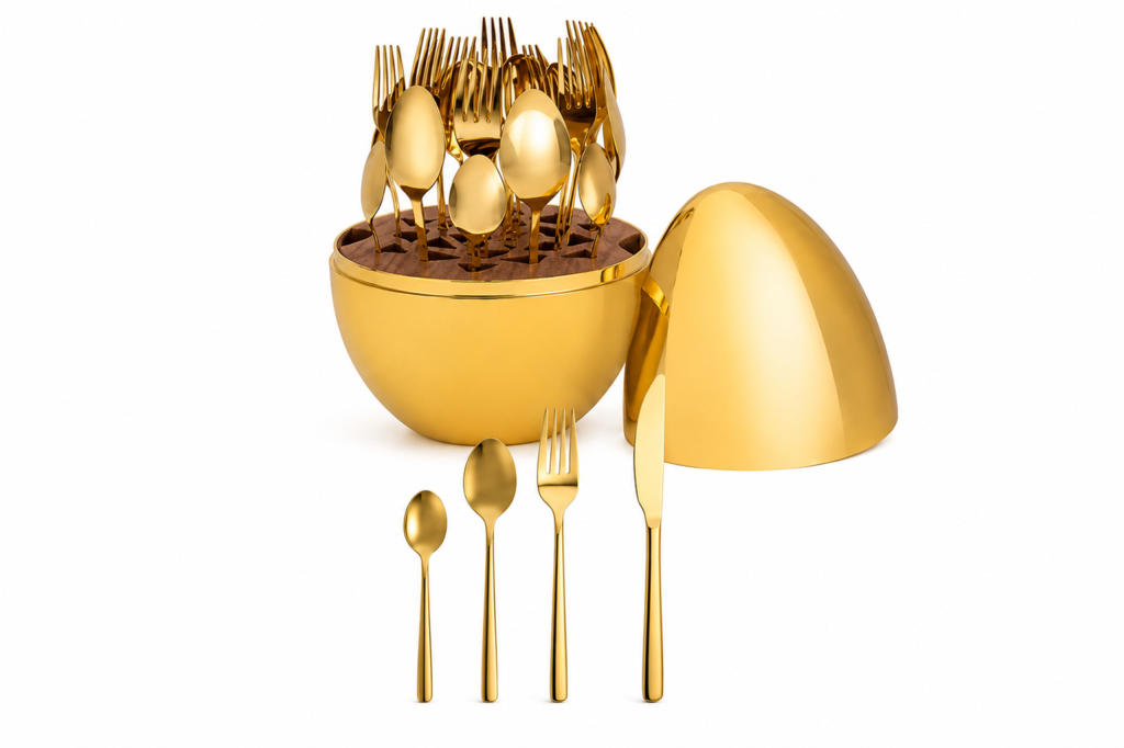 Home Set de Cubiertos Huevo Deluxe