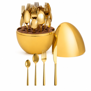 Set de Cubiertos Huevo Deluxe